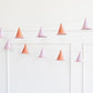 Pink Witch Hat Garland Whimsical Girly Halloween Decor