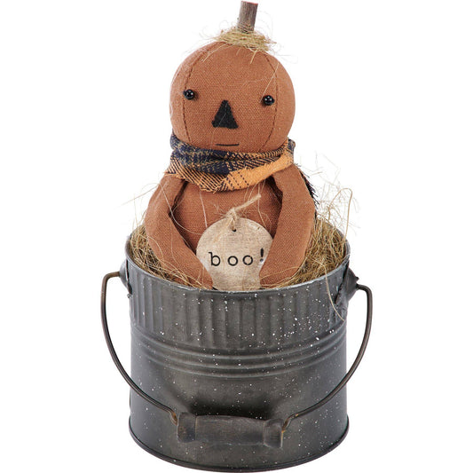 Boo Bobby Primitive Pumpkin Doll