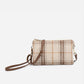 Riley Plaid 3 Compartment Crossbody/Wristlet Handbag Purse