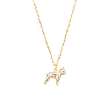Boston Terrier Dog Charm Necklace Animal Pet Gift Giving