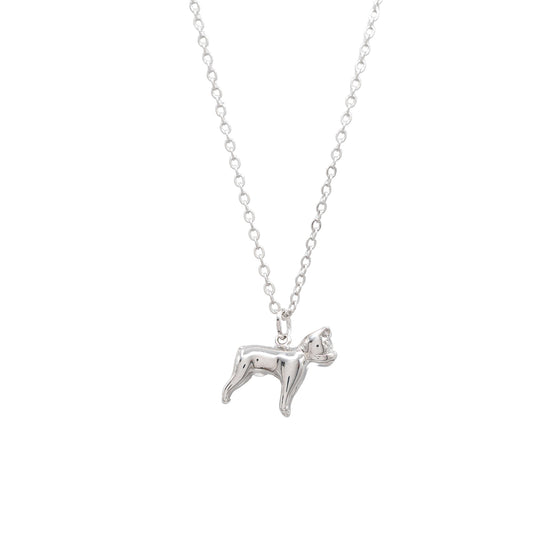Boston Terrier Dog Charm Necklace Animal Pet Gift Giving