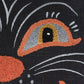 Black Cat Face Shaped Pillow