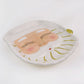 Santa Holiday Dessert Plate – Festive Ceramic Christmas Serving Dish