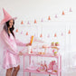 Pink Witch Hat Garland Whimsical Girly Halloween Decor