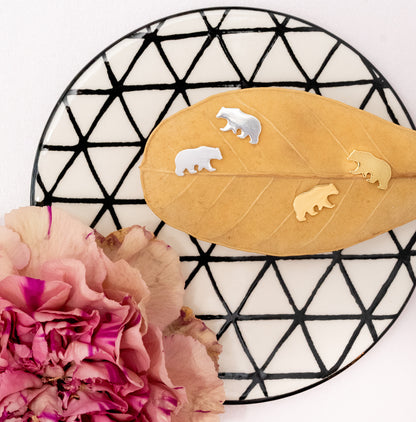 Bear Post Earring