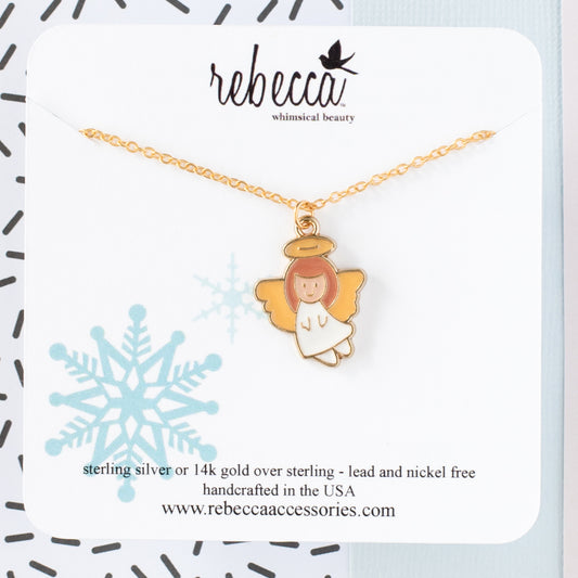 Flying Angel Necklace - Children's Christmas
