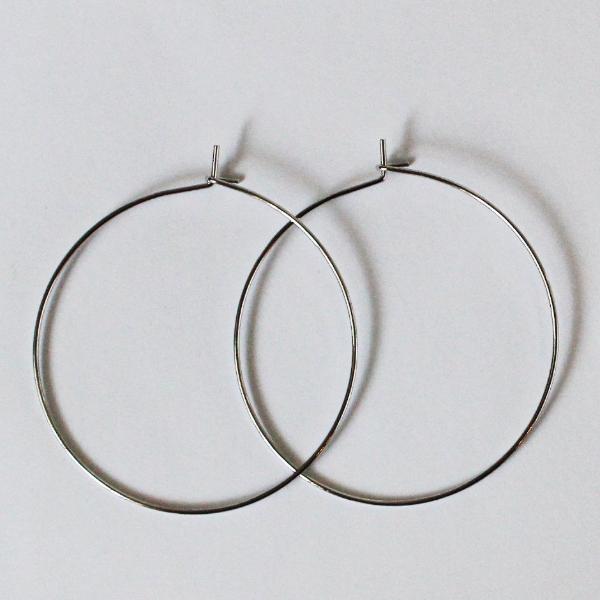 Large Simple Plain Hoop