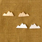 Mountain Solid Post Earring