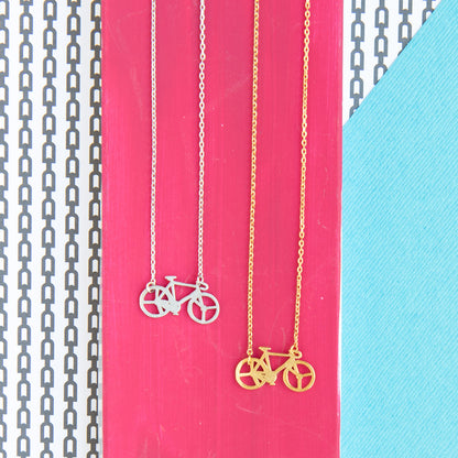 Bike, Bicycle Charm Necklace