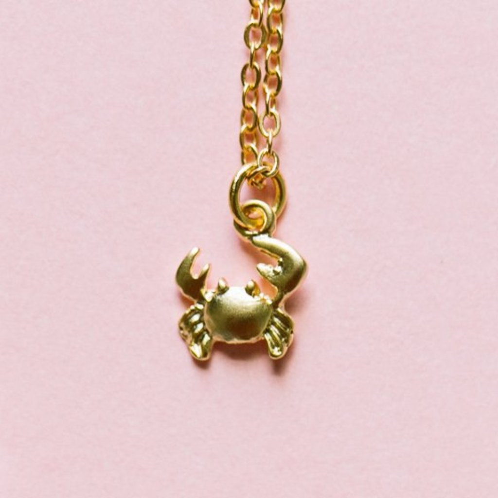 Crab Mini Charm Necklace