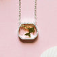 Fishbowl Mixed Metal Charm Necklace