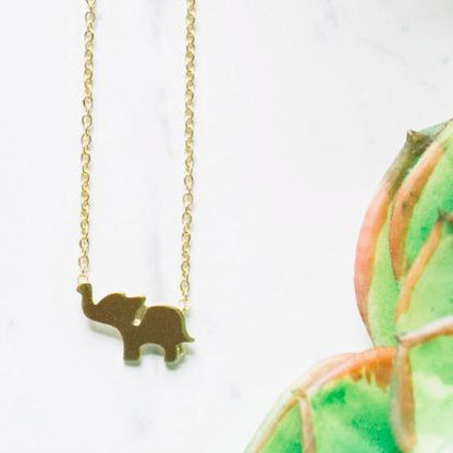 Elephant Luck Charm Necklace